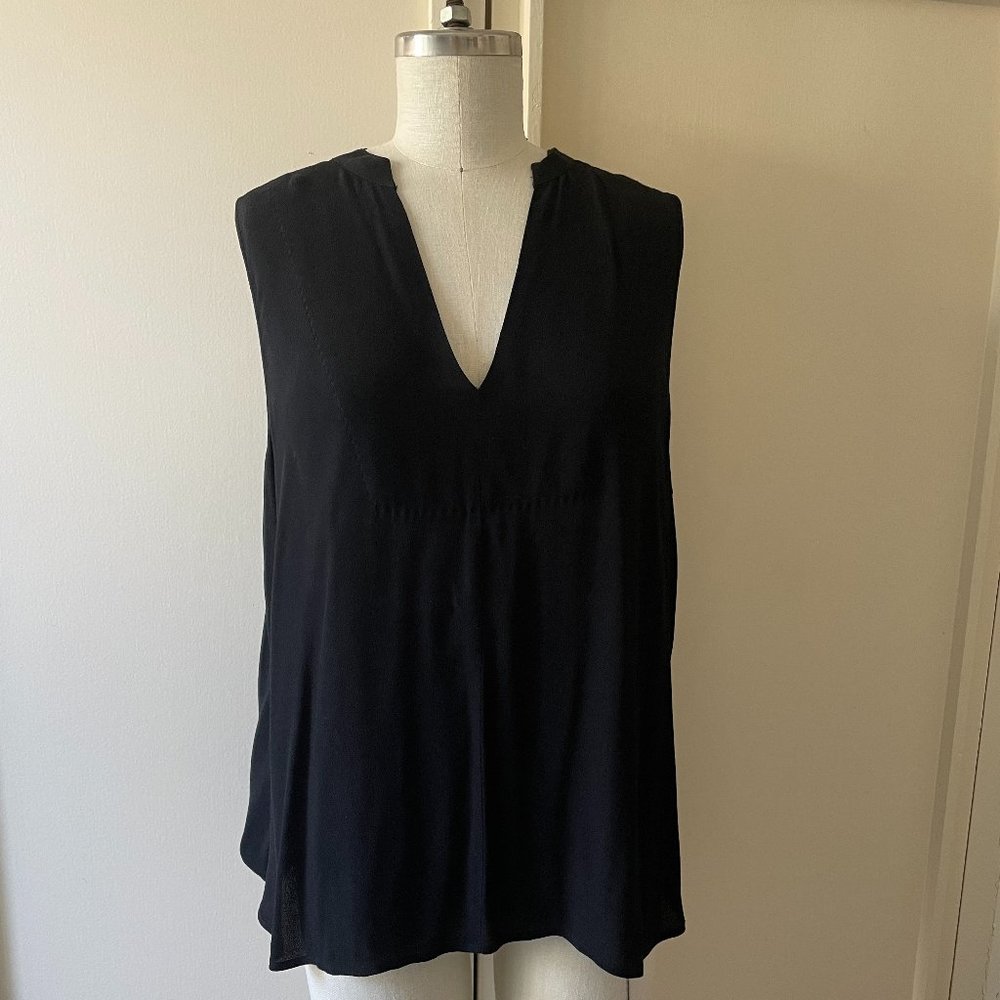 Madewell Black Viscose Tunic Size Large